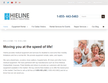 Tablet Screenshot of hieline.com
